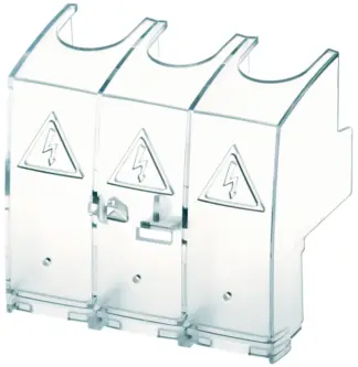 Terminal cover 3-pole, 100–125 A, upper/lower Sirco MV for