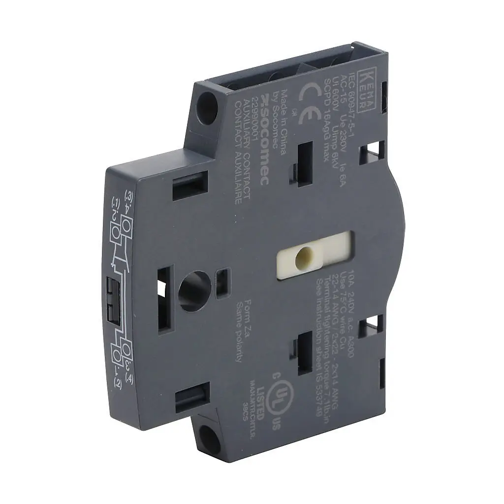 Abikontakt NO + NC SIRCO M 16–125A jaoks