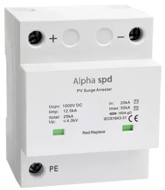 surge protection device for photovoltaic systems, 12.5 kA, Class I, A1-PV