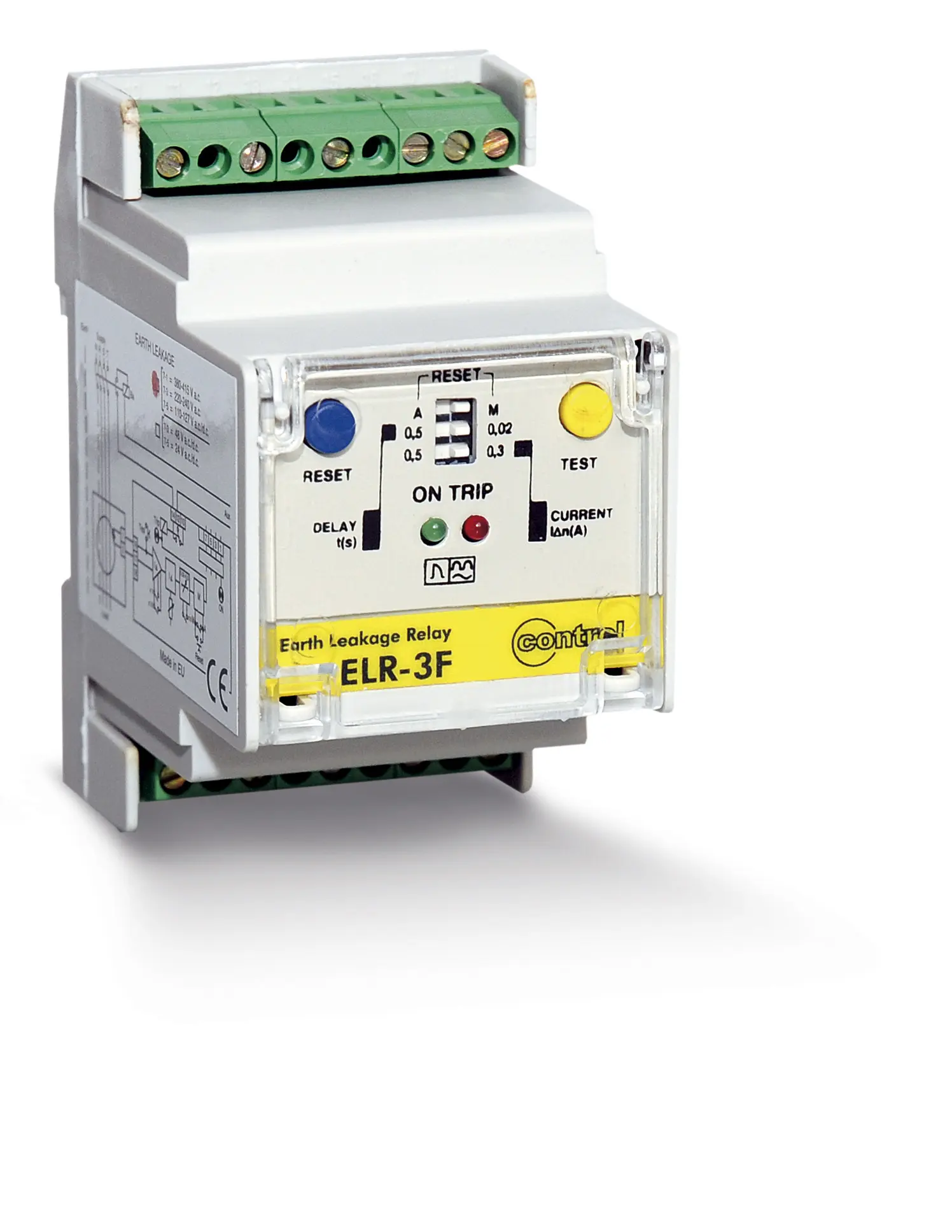 Leakage current relay ELR-3F, 0.3-0.5A / 0.02-0.5s - Image 2