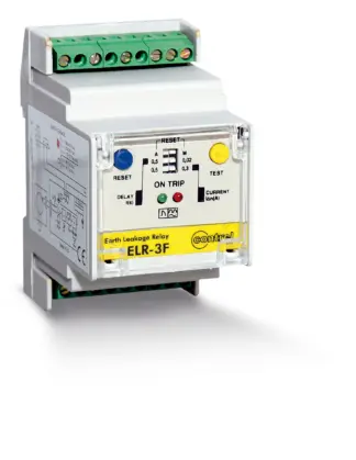 Leakage current relay ELR-3F, 0.3-0.5A / 0.02-0.5s