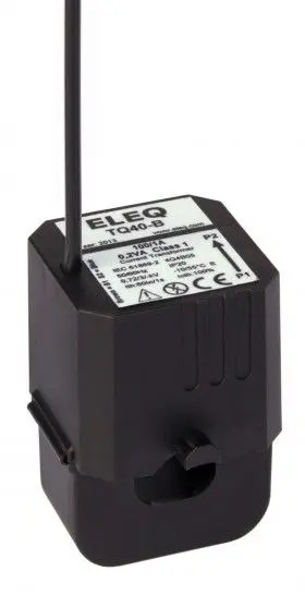 Split-core  current transformer TQ40-B 200/1A, ava 18mm, cl. 0,5
