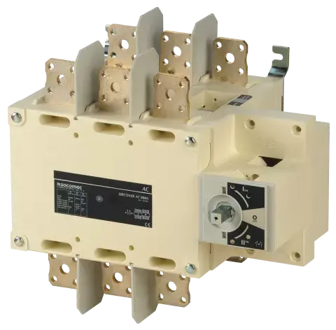 Changeover switch SIRCOVER 1250A, 3P, I-0-II