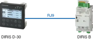 LoRaWAN-seire RJ9-kaabel DIRIS D-30 kuvarile, pikkus 1,5 m