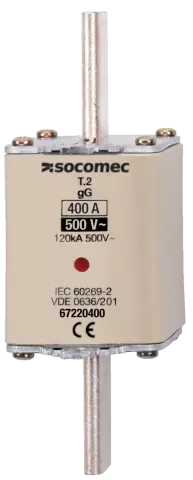 DIN Fuselink gG Knife-edge fuse with striker 100A 690 VAC