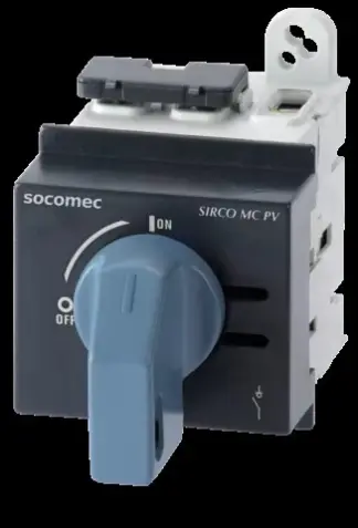 SIRCO MC PV 25A-IEC 16-UL 1000 VDC BACK MOUNTING 3P(2/1) DC