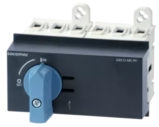 SIRCO MC PV 25A 1000Vdc back-mounted 2X3P(2/1)