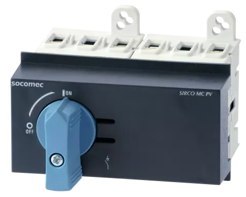 SIRCO MC PV 25A 1000Vdc back-mounted 2X3P(2/1)