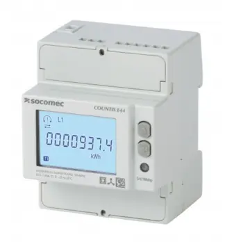DIN rail meter COUNTIS E26, 80A, M-Bus, MID