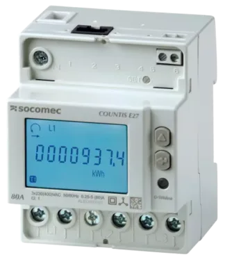 Moodularvesti COUNTIS E28 5-80A, 3x230/400V, 1-Tar, MID, Modbus TCP