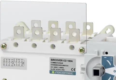 Terminal cover 4P 250-400A for the incoming or outgoing communication