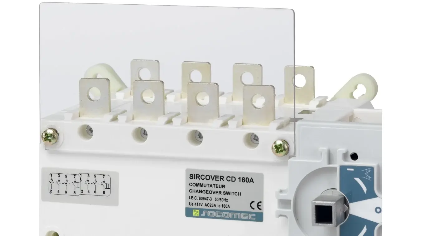 Terminal cover 3P 125-200A for the incoming or outgoing communication