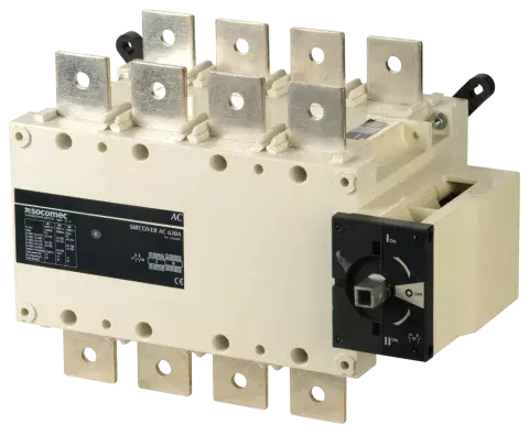 Changeover switch SIRCOVER 630A, 4P, I-0-II