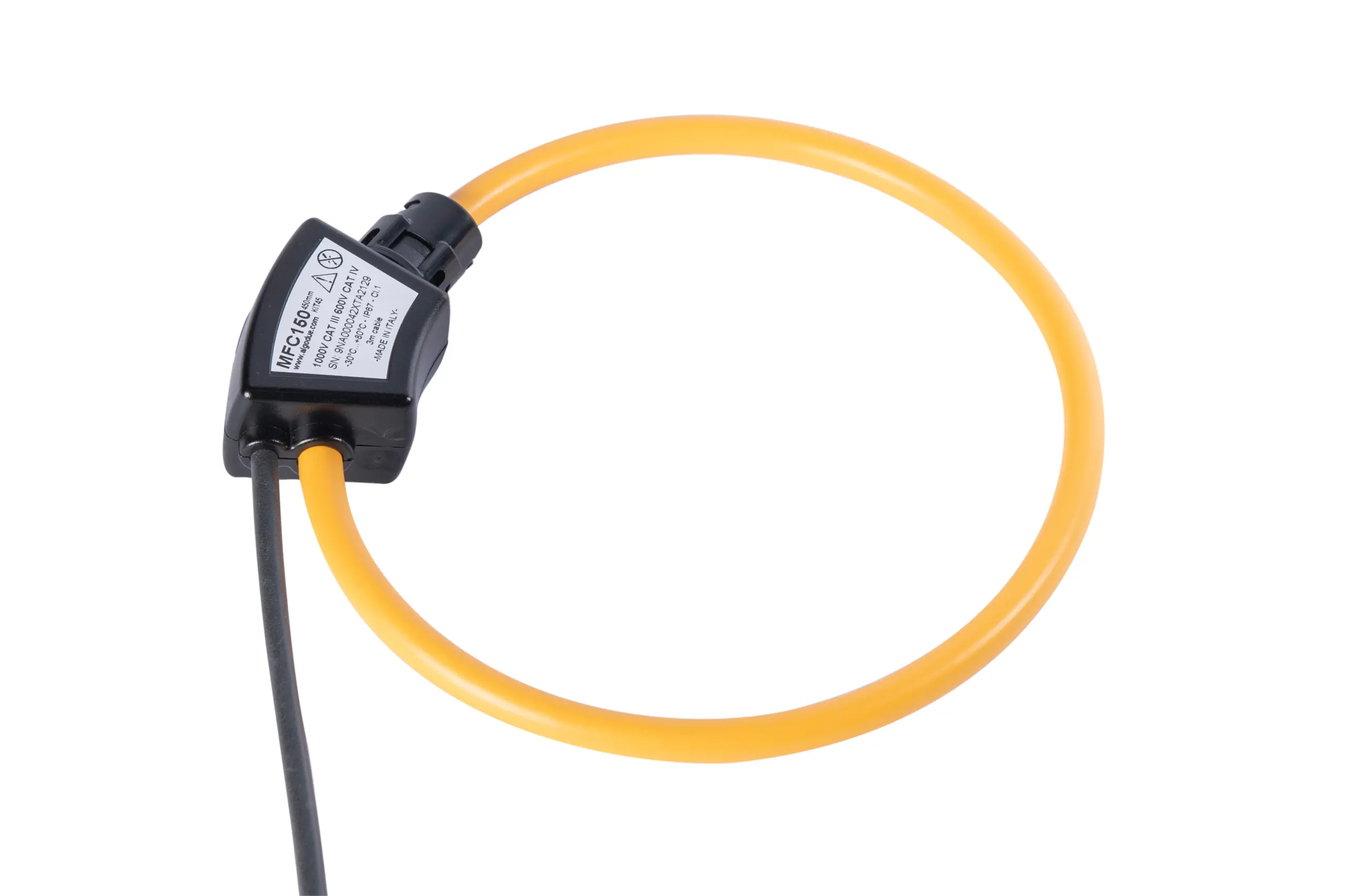 MFC150 | 100mV/1kA@50Hz, 25cm kollane, kaabel 5m , kalibreeritud