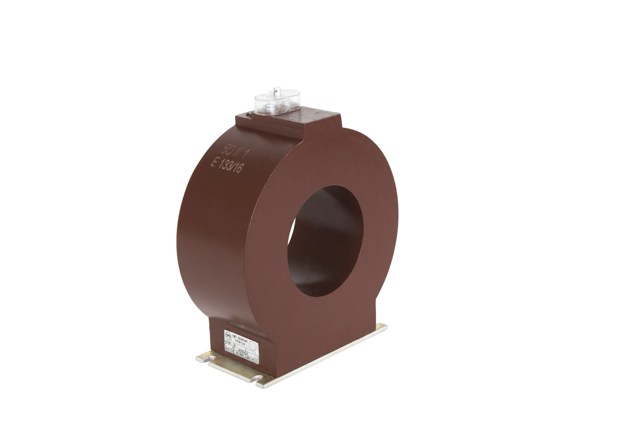 Indoor installation current transformer ST 081-1.4; 0,72/3 kV; 300/1 A; 10 VA; class 5P20; Ith = 80 In; ava Ø 102 mm; H = 110 mm